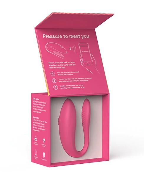 Vibrator de Cuplu We Vibe Sync Lite, Mobil App Control, Roz, #3, Erotic24.ro
