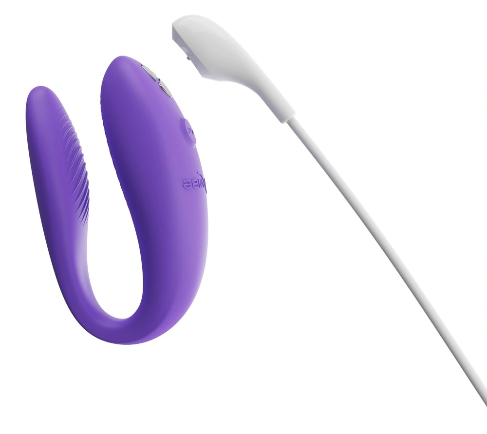 Stimulator Sync Go We-Vibe, Aplicatie Mobila, Control Bluetooth, Silicon, USB, Mov, #8, Erotic24.ro