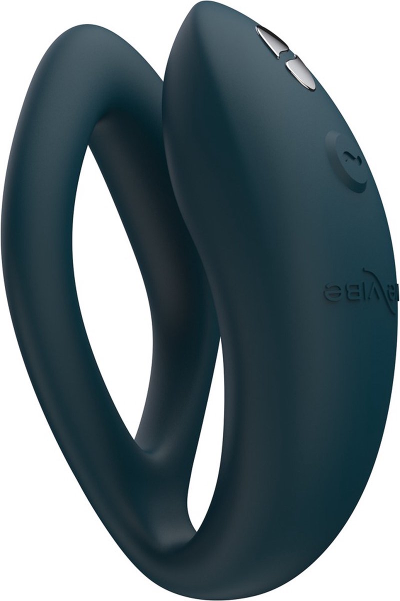 Vibrator Cuplu Sync O, Silicon, Telecomanda Wireless, Bluetooth, Free App, USB, IPX 7, Verde, Nr. 2, Erotic24.ro
