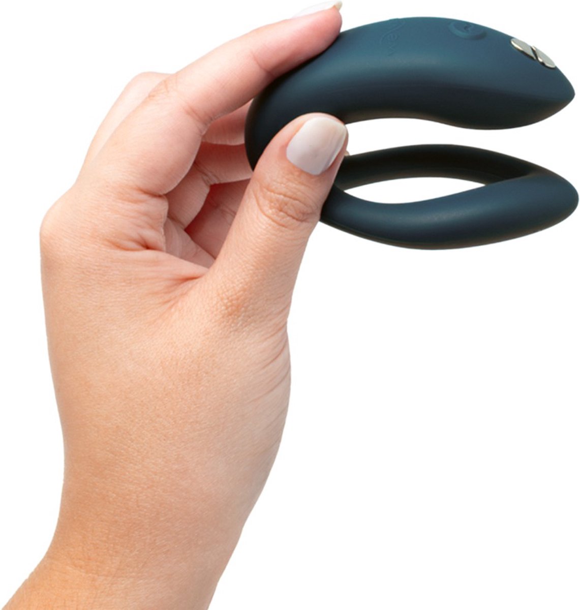 Vibrator Cuplu Sync O, Silicon, Telecomanda Wireless, Bluetooth, Free App, USB, IPX 7, Verde, Nr. 7, Erotic24.ro