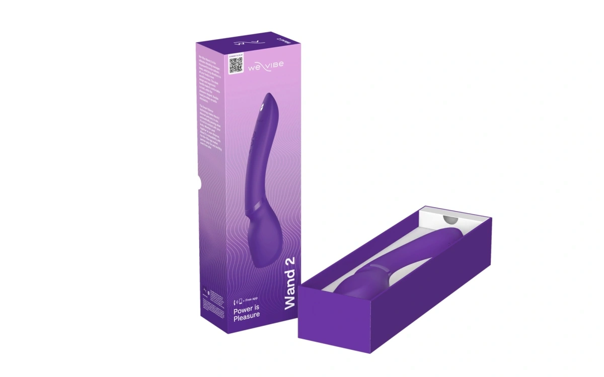 Vibrator Wand 2 We-Vibe, Mov, Bluetooth Connect, Nr. 5, Erotic24.ro