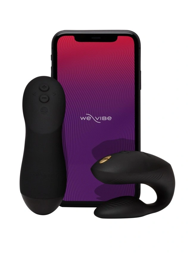 Vibrator pentru Cuplu Chorus Pro, We-Vibe App, Bluetooth Control, Satin Black, #2, Erotic24.ro