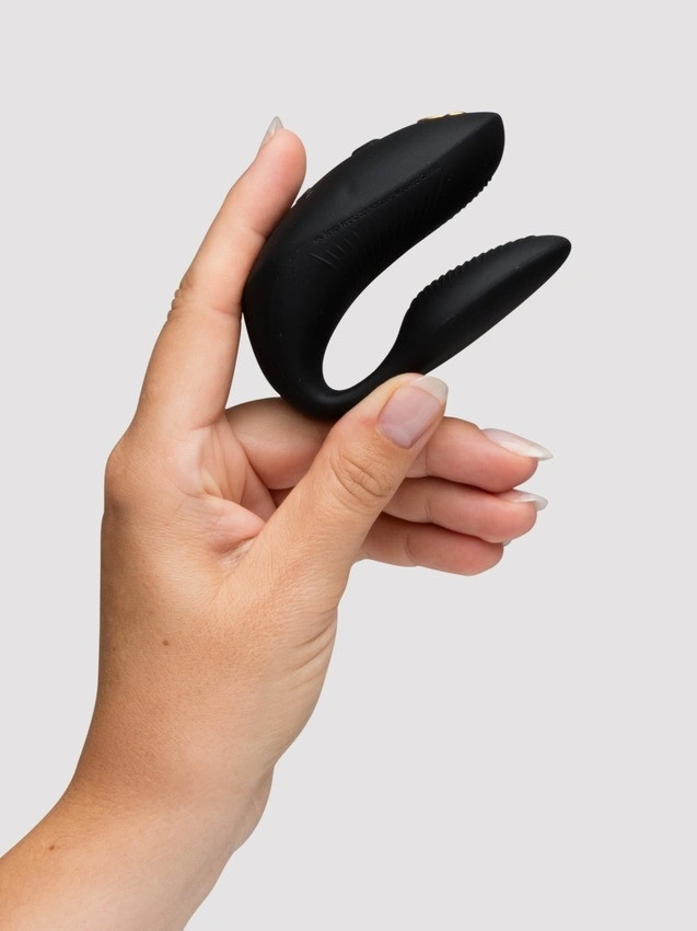 Vibrator pentru Cuplu Chorus Pro, We-Vibe App, Bluetooth Control, Satin Black, #6, Erotic24.ro