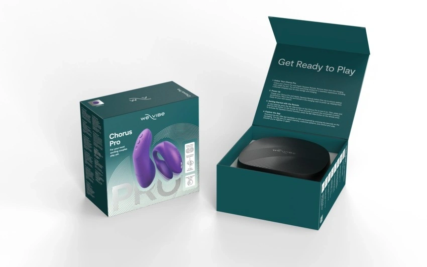 Vibrator pentru Cuplu Chorus Pro, We-Vibe App, Bluetooth Control, Cosmic Purple, #13, Erotic24.ro