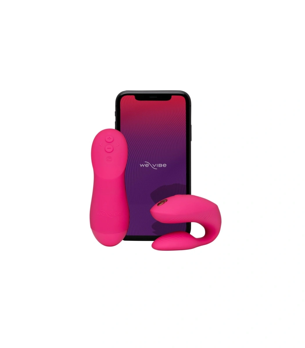 Vibrator pentru Cuplu Chorus Pro, We-Vibe App, Bluetooth Control, Electric Pink, #2, Erotic24.ro