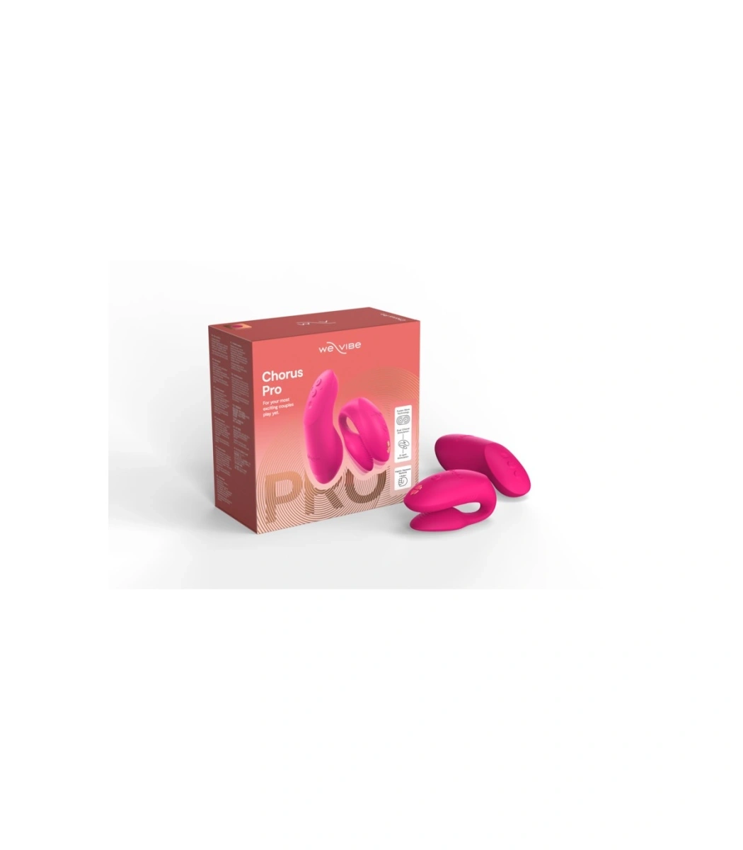 Vibrator pentru Cuplu Chorus Pro, We-Vibe App, Bluetooth Control, Electric Pink, #9, Erotic24.ro