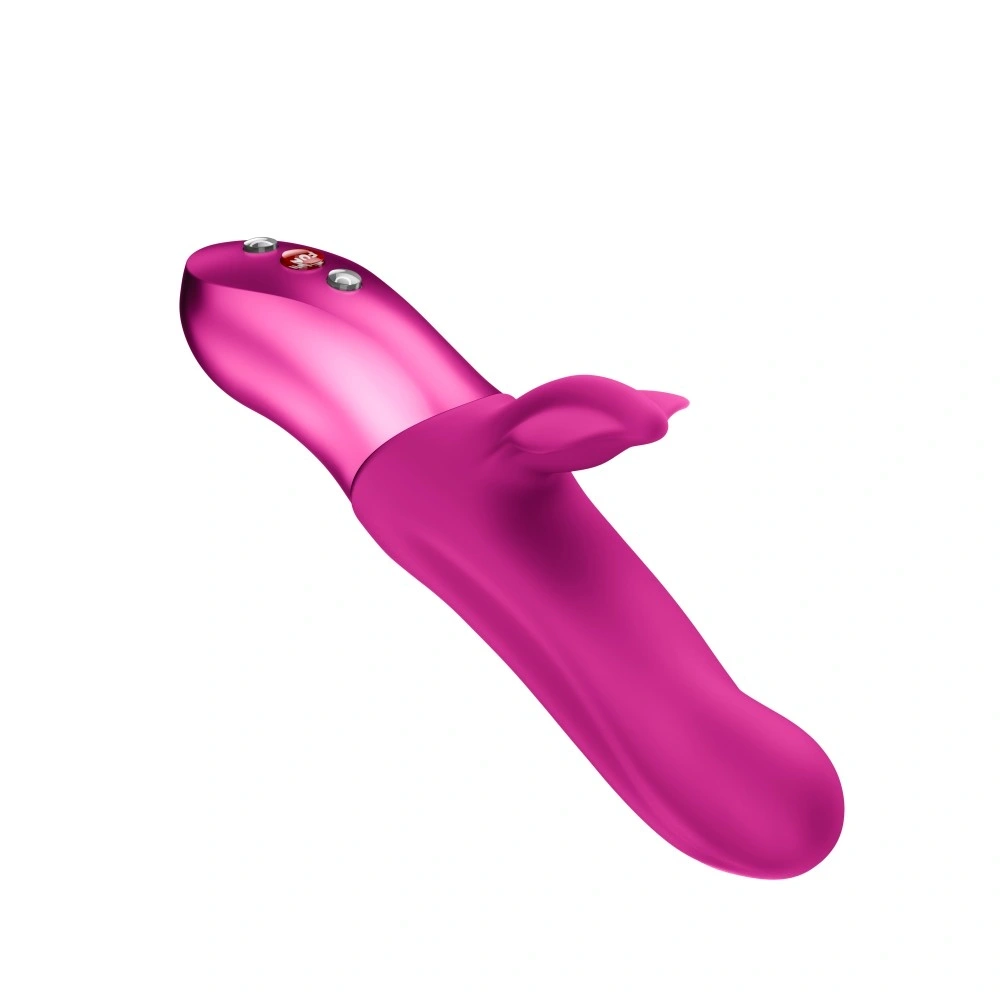 Pulsator si Vibrator Bi Stronic Fusion, Silicon, USB, Roz, 21.5 cm, Nr. 3, Erotic24.ro