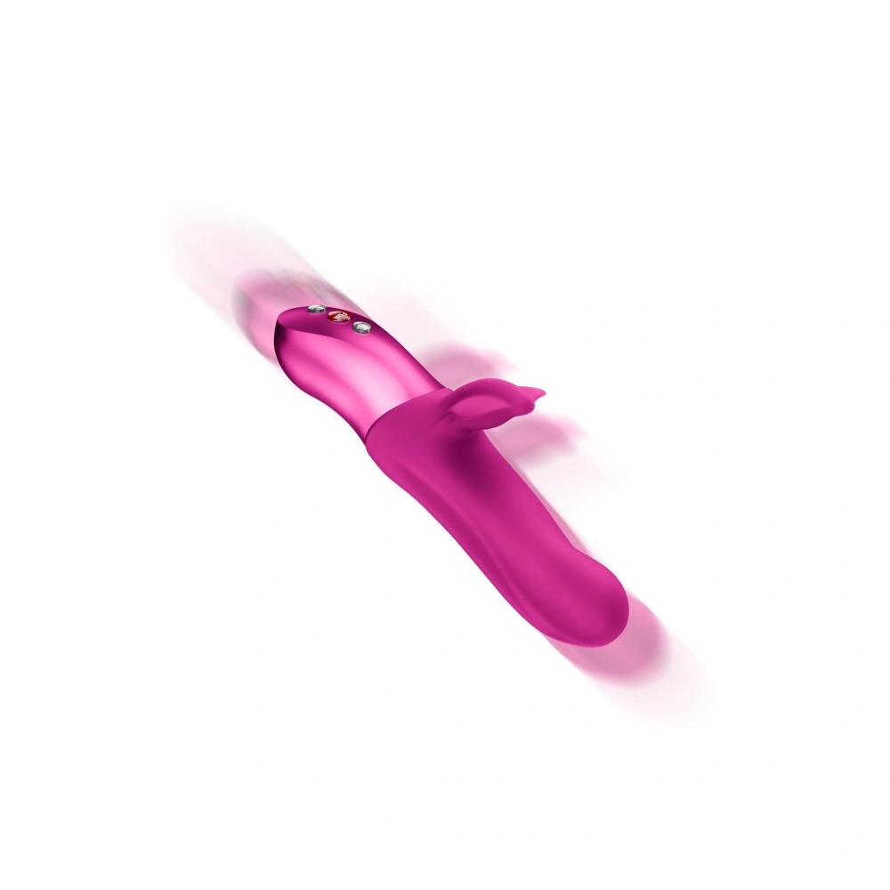 Pulsator si Vibrator Bi Stronic Fusion, Silicon, USB, Roz, 21.5 cm, Nr. 4, Erotic24.ro