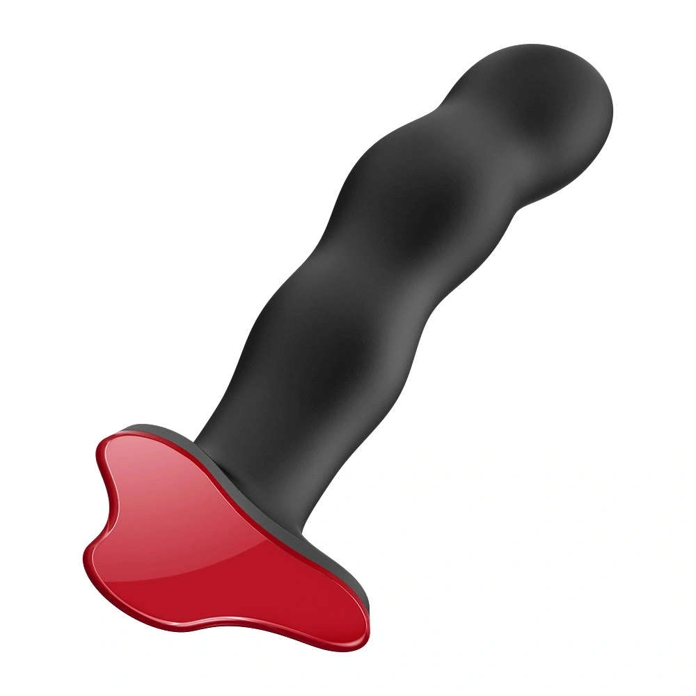 Dildo Bouncer Fun Factory, Ventuza la Baza, Silicon, Negru, 18.2 cm, #4, Erotic24.ro
