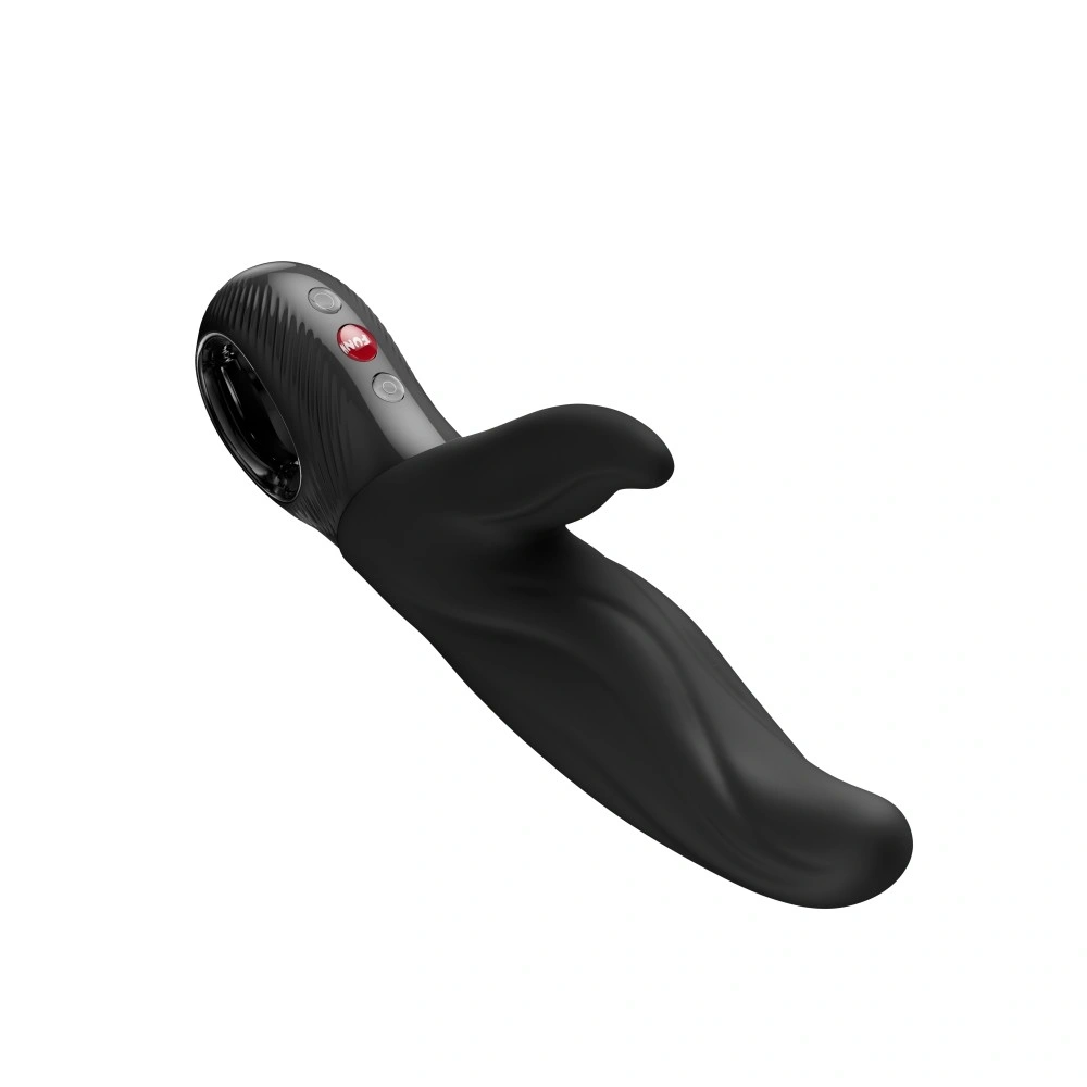 Vibrator Rabbit Lady Bi Fun Factory, 6 Moduri Vibratii, 6 Intensitate de Viteza, Silicon, USB, Negru, 22.1 cm, #3, Erotic24.ro