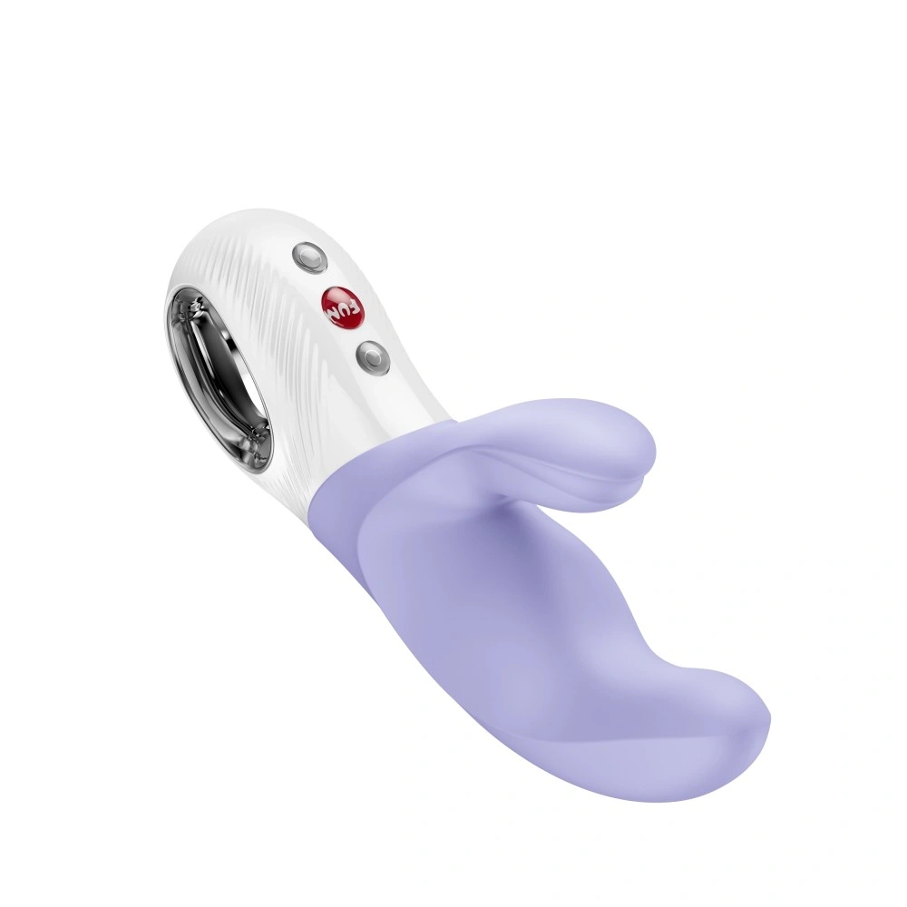Vibrator Rabbit Miss Bi Fun Factory, 6 Moduri Vibratii, 6 Intensitati de Viteza, Silicon, USB, Mov, 17 cm, #3, Erotic24.ro