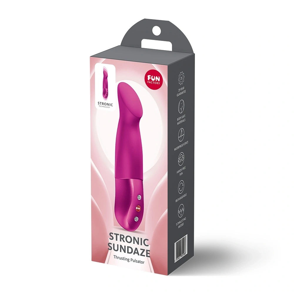 Pulsator Stronic Sundaze, 15 Moduri Impingere, Silicon, USB, Fucsia, Fun Factory, 17.1 cm, #3, Erotic24.ro