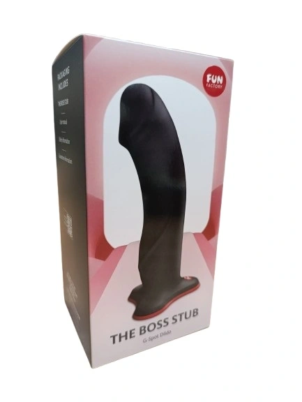 Dildo The Boss Stud Fun Factory, Ventuza la Baza, Silicon, Negru, 17.8 cm, Nr. 4, Erotic24.ro