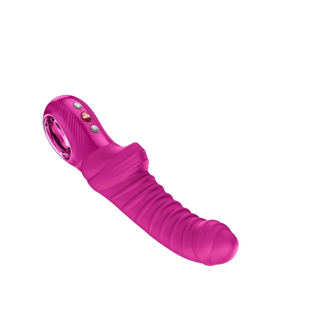 Vibrator Tiger Fun Factory, 6 Moduri Vibratii, 6 Intensitati de Viteza, Silicon, USB, Magenta, 22.5 cm, #3, Erotic24.ro