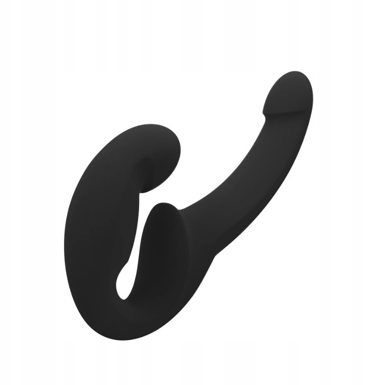 Dildo Dublu Share Lite pentru Cuplu, Silicon, Negru, #2, Erotic24.ro