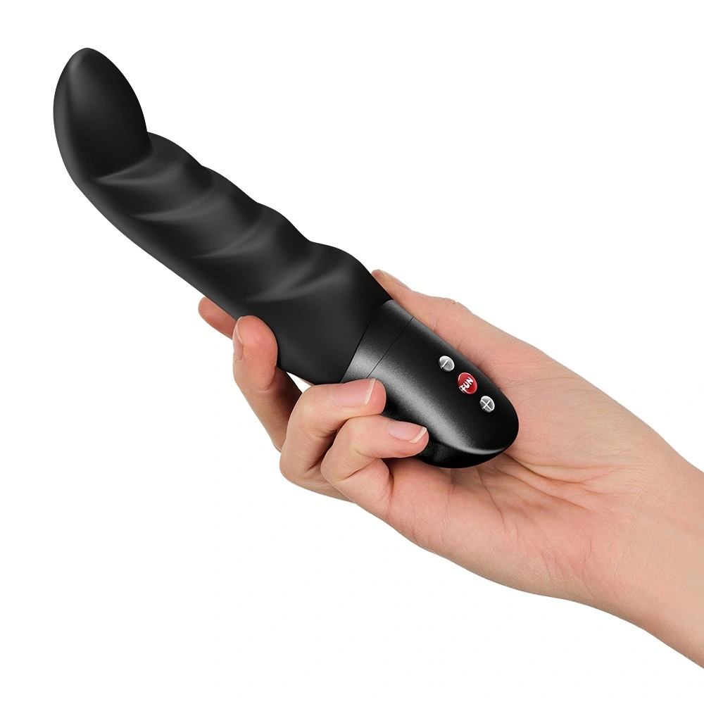 Vibrator Abby G Fun Factory, 10 Moduri Vibratii, Silicon, Negru, 19 cm, Nr. 2, Erotic24.ro