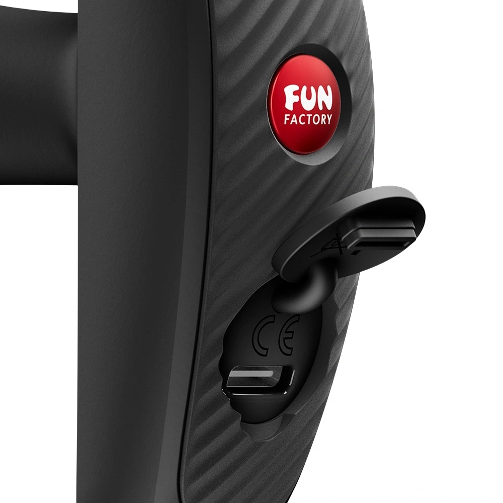 Vibrator Anal Bootie Vibe Fun Factory, 12 Moduri Vibratii, Silicon, USB, Negru, 9.7 cm, #6, Erotic24.ro
