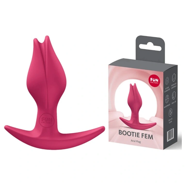 Dop Anal Bootie Fem Fun Factory, Silicon, Roz, 8.5 cm, #4, Erotic24.ro