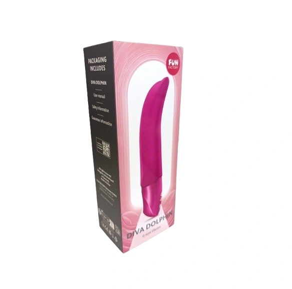 Vibrator Diva Dolphin, 4 Viteze si 6 Moduri Vibratii, Silicon, Fuchsia, 19.1 cm, #4, Erotic24.ro