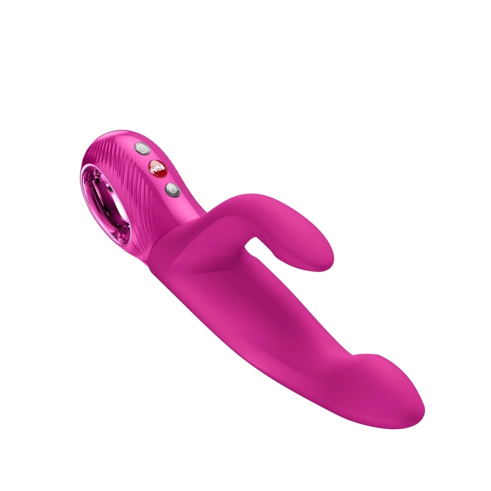 Vibrator Bi Stronic Immerse Fun Factory, 8 Moduri Impingere, 6 Moduri Vibratii, Silicon, USB, Magenta, 22.1 cm, #3, Erotic24.ro
