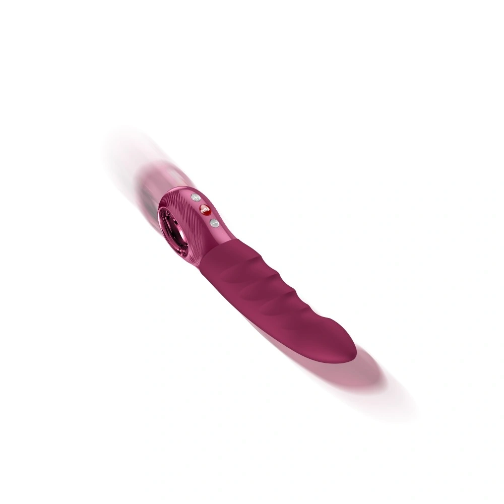 Vibrator Stronic Deep Fun Factory, 4 Moduri de Impingere, 4 Nivele de Intensitate, Silicon, USB, Rosu, 20.8 cm, #4, Erotic24.ro