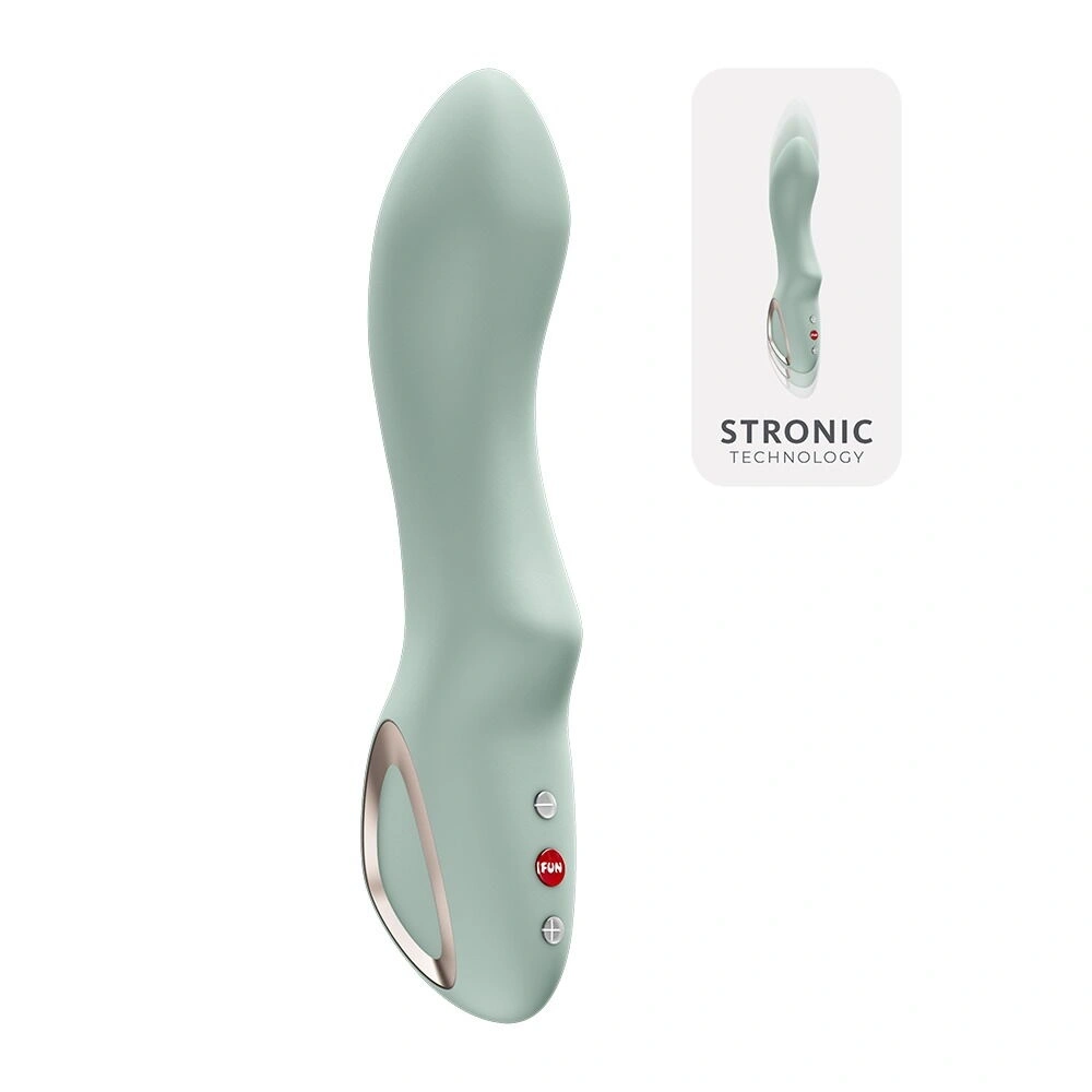 Pulsator Stronic Dive Fun Factory, 8 Moduri Impingere, Silicon, USB, Verde Deschis, 19 cm, Nr. 1, Erotic24.ro