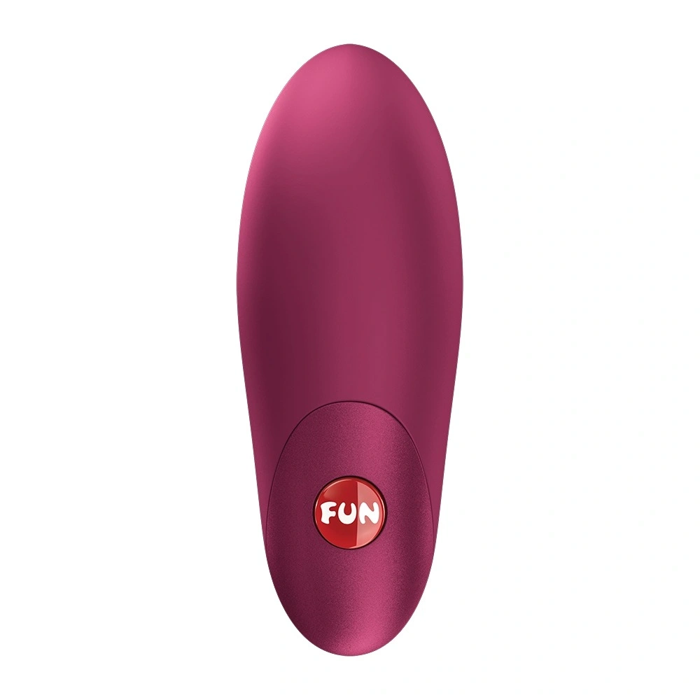 Stimulator Clitoris Charme Fun Factory, 12 Moduri Vibratii, Silicon, USB, Visiniu, 8.4 cm, Nr. 3, Erotic24.ro
