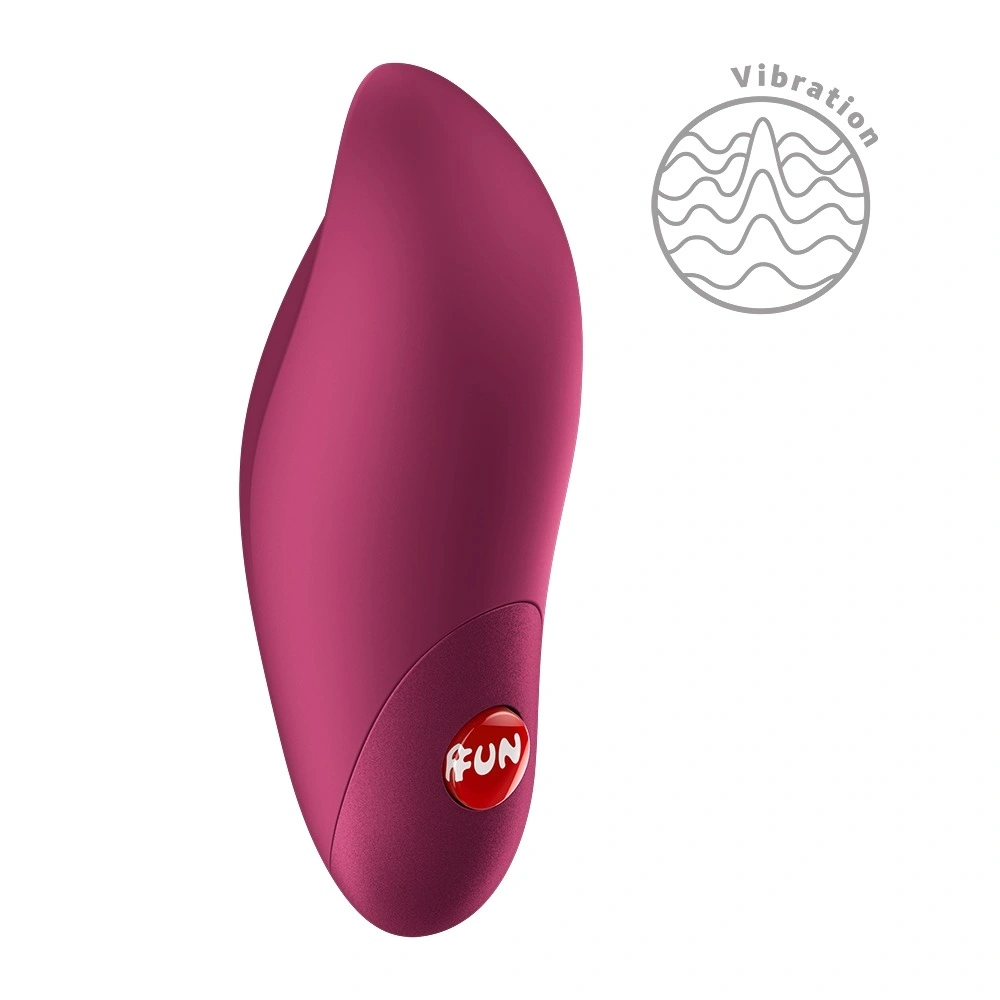 Stimulator Clitoris Charme Fun Factory, 12 Moduri Vibratii, Silicon, USB, Visiniu, 8.4 cm, Nr. 1, Erotic24.ro