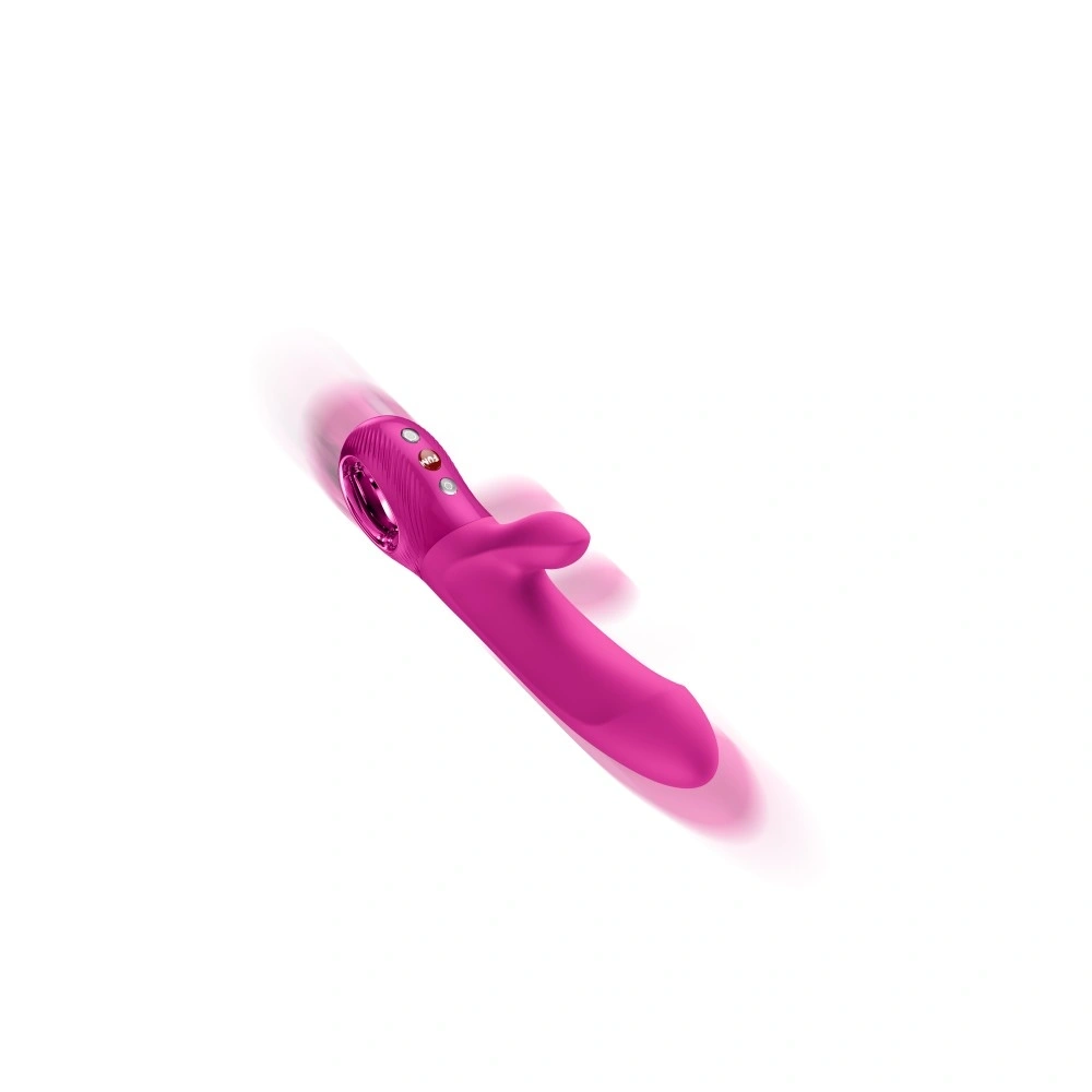 Vibrator Bi Stronic Embrace Fun Factory,  8 Moduri de Impingere, 6 Tipuri de Vibratii, Silicon, USB, Magenta, 21.7 cm, #4, Erotic24.ro
