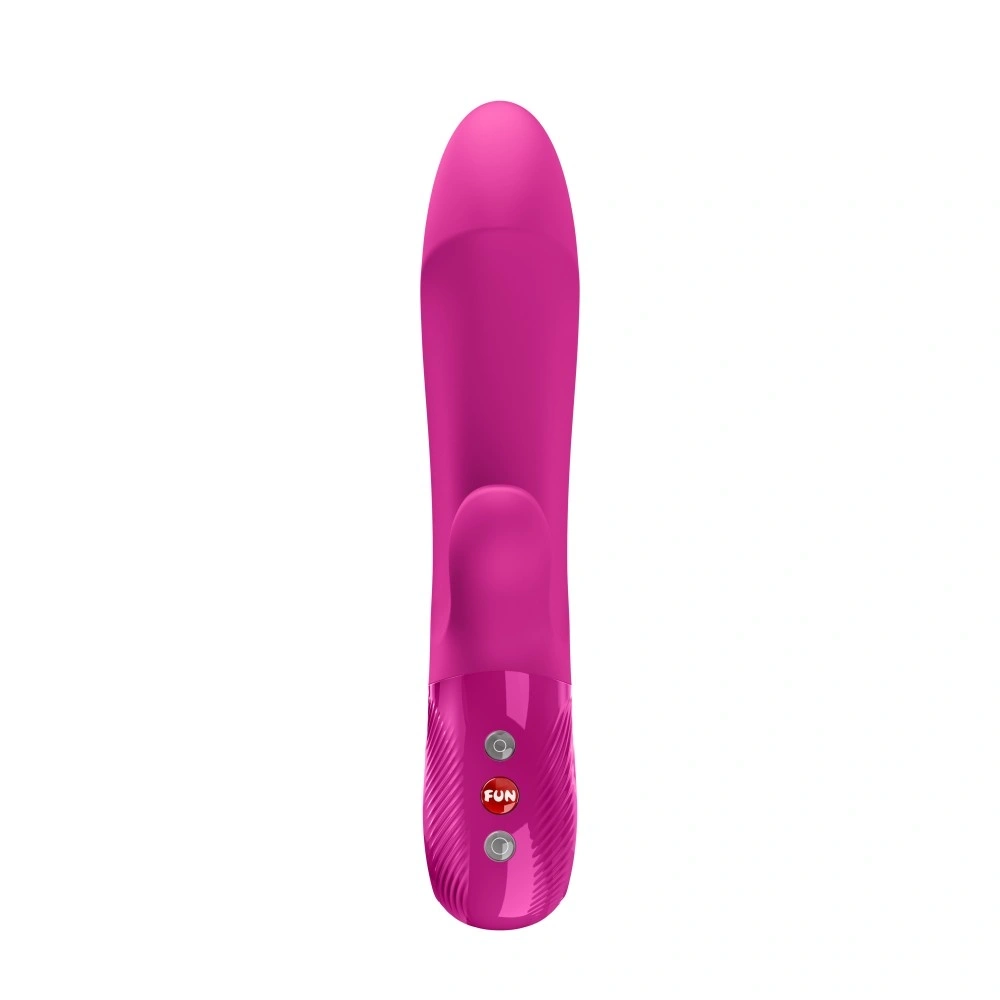 Vibrator Bi Stronic Embrace Fun Factory,  8 Moduri de Impingere, 6 Tipuri de Vibratii, Silicon, USB, Magenta, 21.7 cm, #2, Erotic24.ro