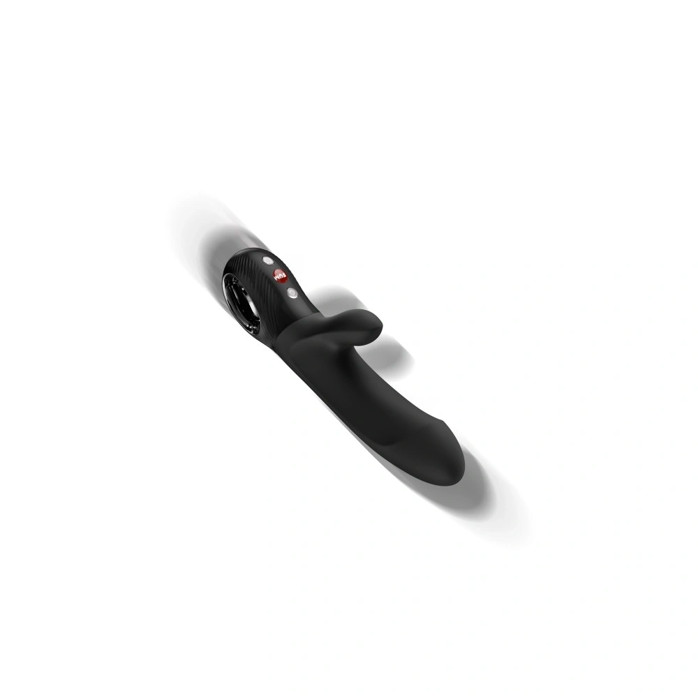 Vibrator Bi Stronic Embrace Fun Factory,  8 Moduri de Impingere, 6 Tipuri de Vibratii, Silicon, USB, Negru, 21.7 cm, #4, Erotic24.ro
