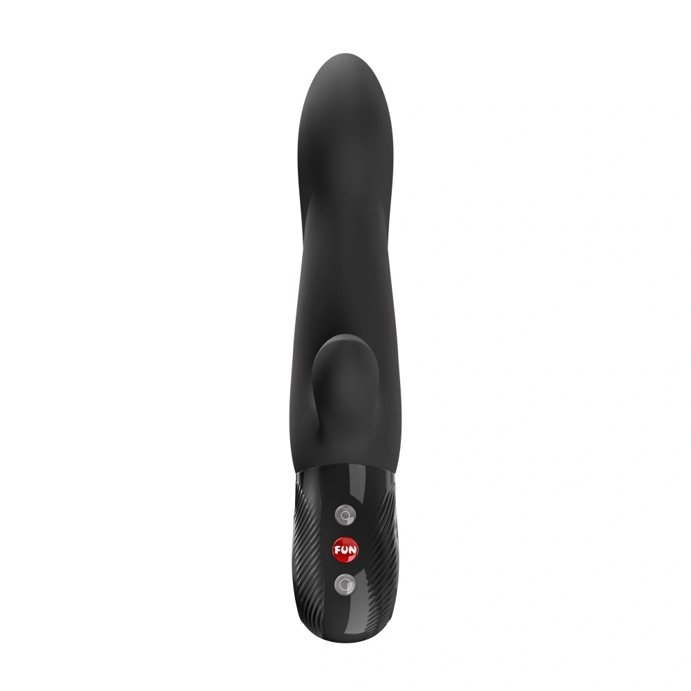 Vibrator Bi Stronic Embrace Fun Factory,  8 Moduri de Impingere, 6 Tipuri de Vibratii, Silicon, USB, Negru, 21.7 cm, #2, Erotic24.ro