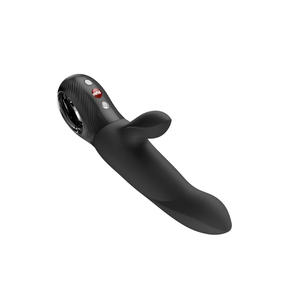 Vibrator Rabbit Bi Stronic Arc Fun Factory, 8 Moduri Impingere, 6 Moduri Vibratii, Silicon, USB, Negru, 21.6 cm, #3, Erotic24.ro