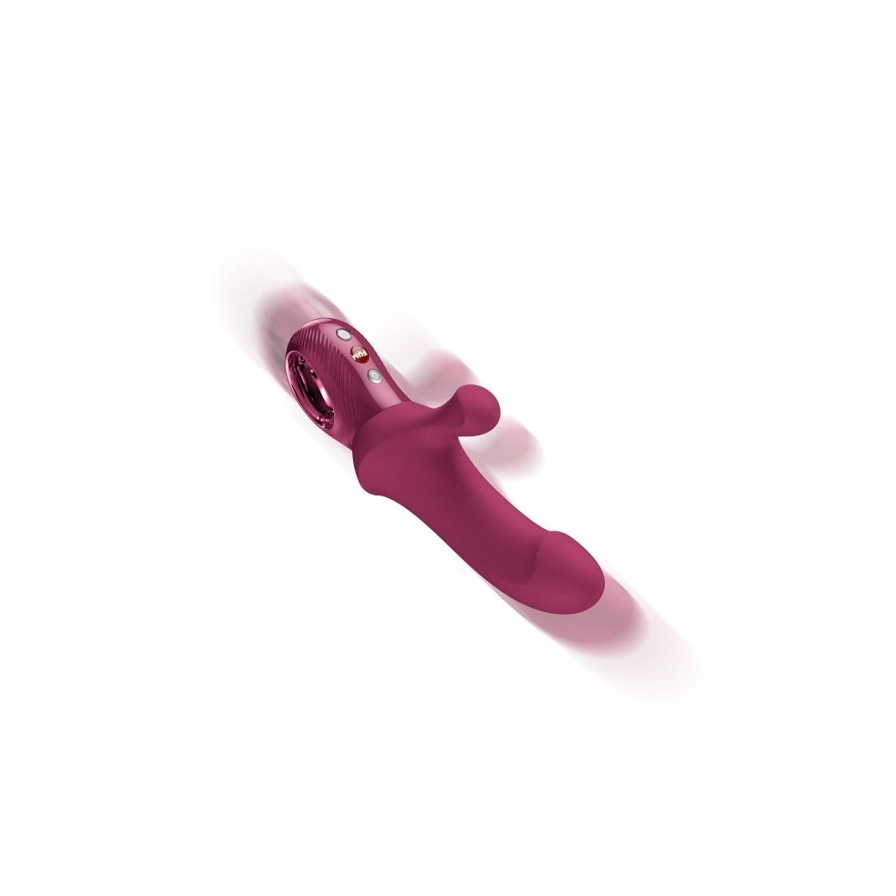 Vibrator Bi Stronic Curve Fun Factory, 8 Moduri Impingere, 6 Moduri Vibratii, Silicon, USB, Rosu, 23.8 cm, #4, Erotic24.ro