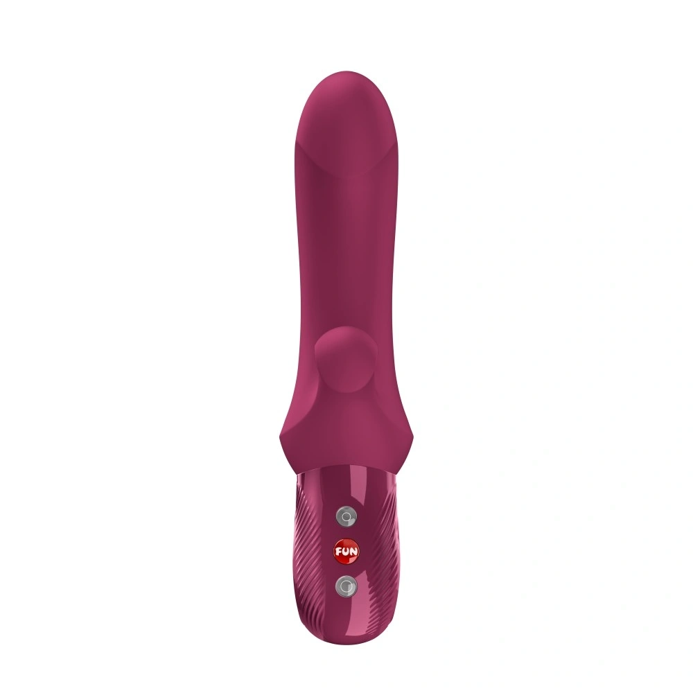 Vibrator Bi Stronic Curve Fun Factory, 8 Moduri Impingere, 6 Moduri Vibratii, Silicon, USB, Rosu, 23.8 cm, #2, Erotic24.ro