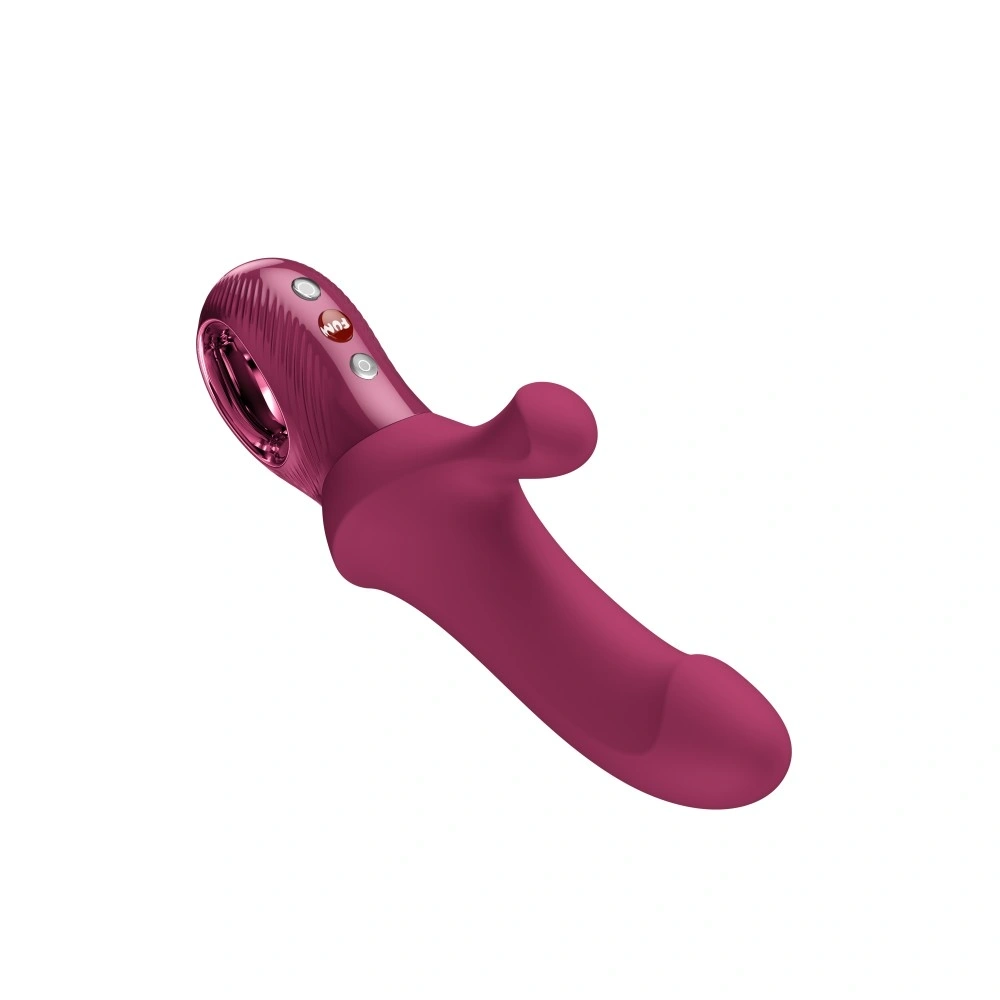 Vibrator Bi Stronic Curve Fun Factory, 8 Moduri Impingere, 6 Moduri Vibratii, Silicon, USB, Rosu, 23.8 cm, #3, Erotic24.ro