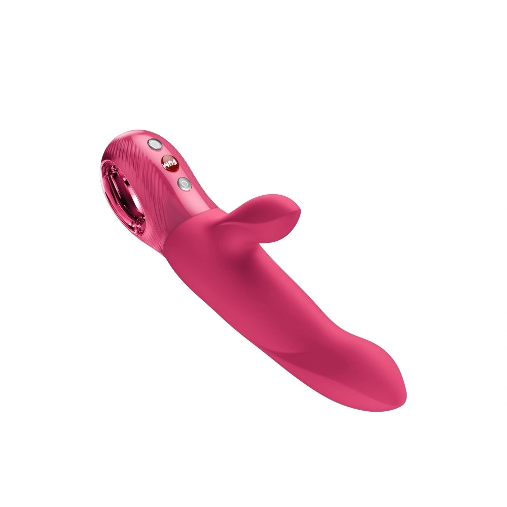 Vibrator Rabbit Bi Stronic Arc Fun Factory, 8 Moduri Impingere, 6 Moduri Vibratii, Silicon, USB, Fucsia, 21.6 cm, #3, Erotic24.ro