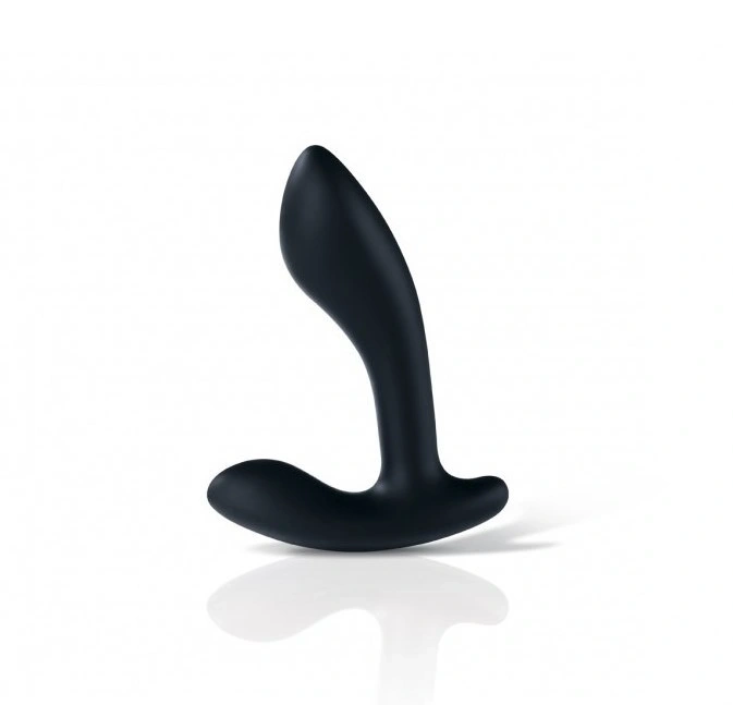 Stimulator Prostata Mystim Flexing Flavio, Silicon, Negru, 9 cm, #1, Erotic24.ro