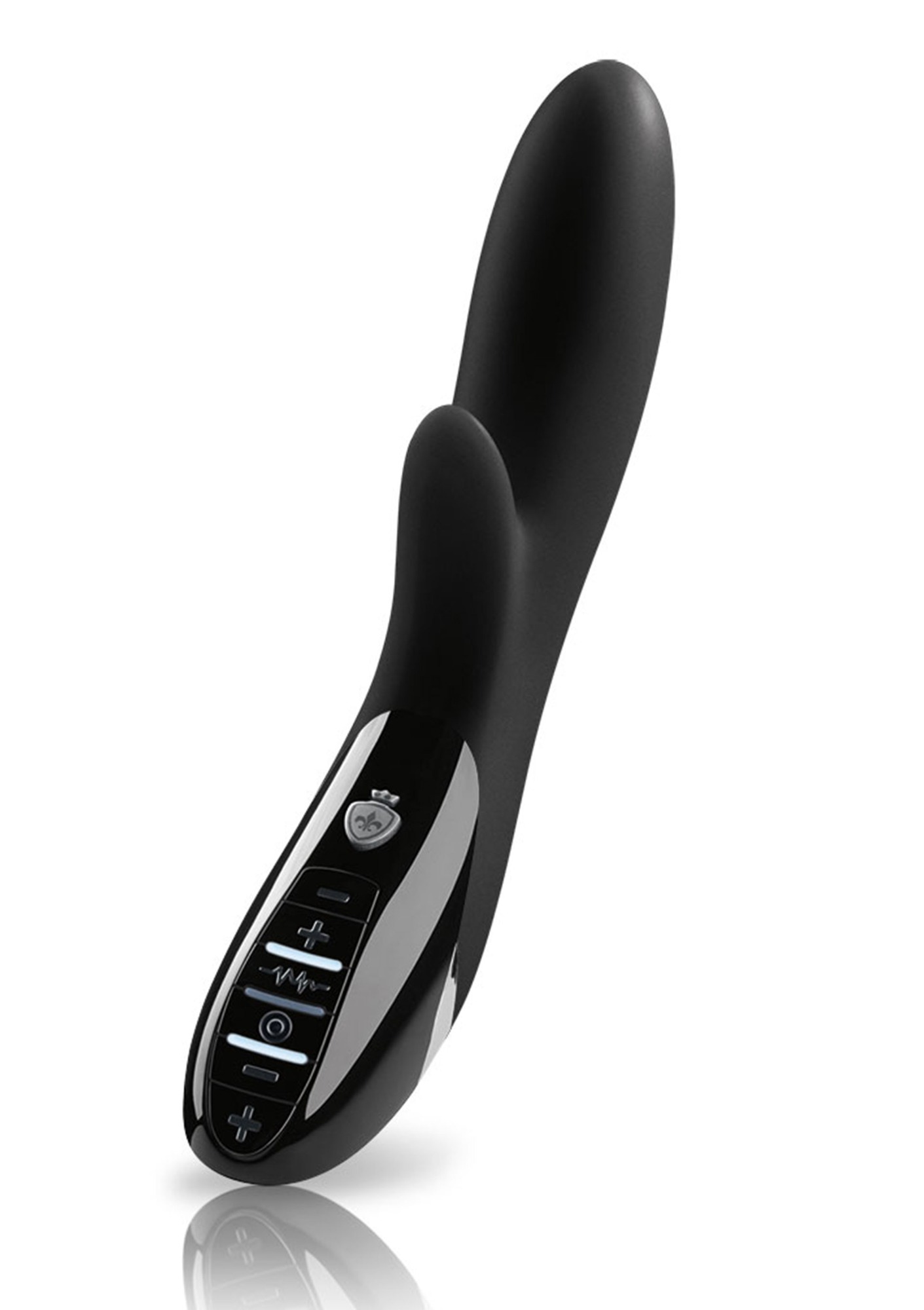 Vibrator Daring Danny Vibration&E-Stim Silicon USB Negru 27 cm