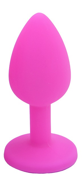 Dop Anal Silicone Buttplug, Small, Roz/Roz, Guilty Toys, #2, Erotic24.ro