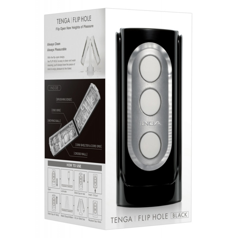Masturbator TENGA Flip Hole Black, #8, Erotic24.ro