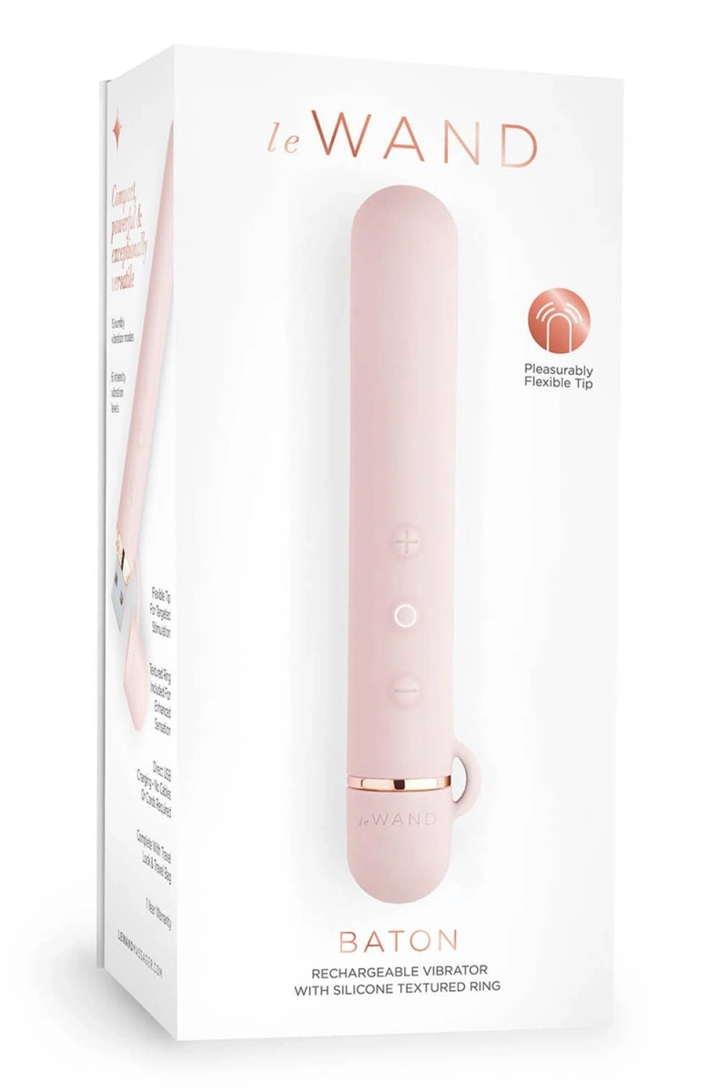 Vibrator Baton cu Accesoriu Detasabil, Silicon, USB, Roz, 12.4 cm, #8, Erotic24.ro