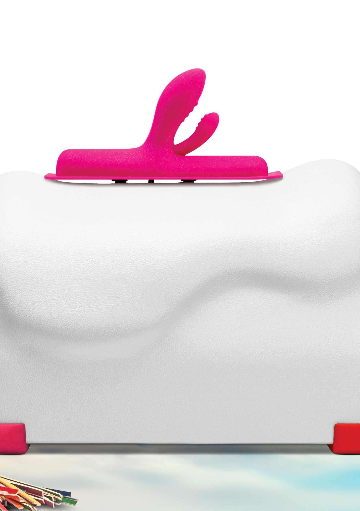 Accesoriu Jackalope Silicon Roz pentru Masina de Sex COWGIRL si UNICORN, #3, Erotic24.ro