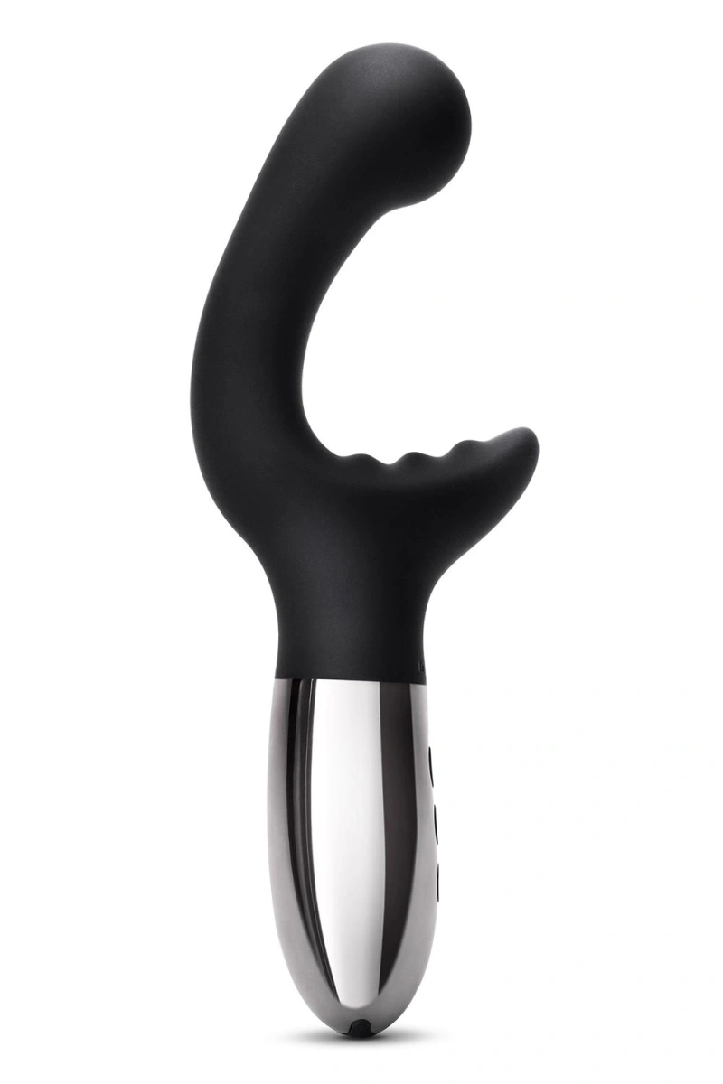 Vibrator XO le Wand, 15 Moduri Vibratii, 6 Intensitati de Viteza, Silicon, USB, Negru, 19 cm, #3, Erotic24.ro