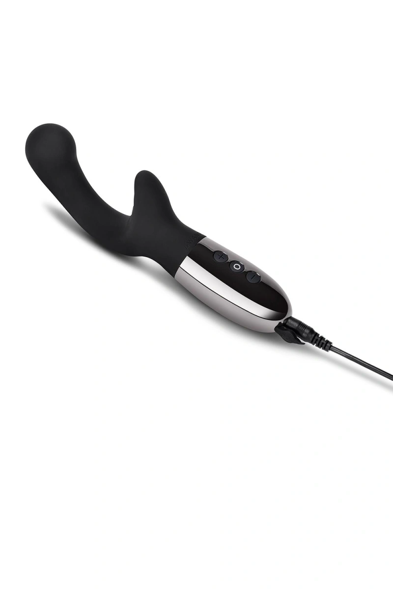 Vibrator XO le Wand, 15 Moduri Vibratii, 6 Intensitati de Viteza, Silicon, USB, Negru, 19 cm, #5, Erotic24.ro