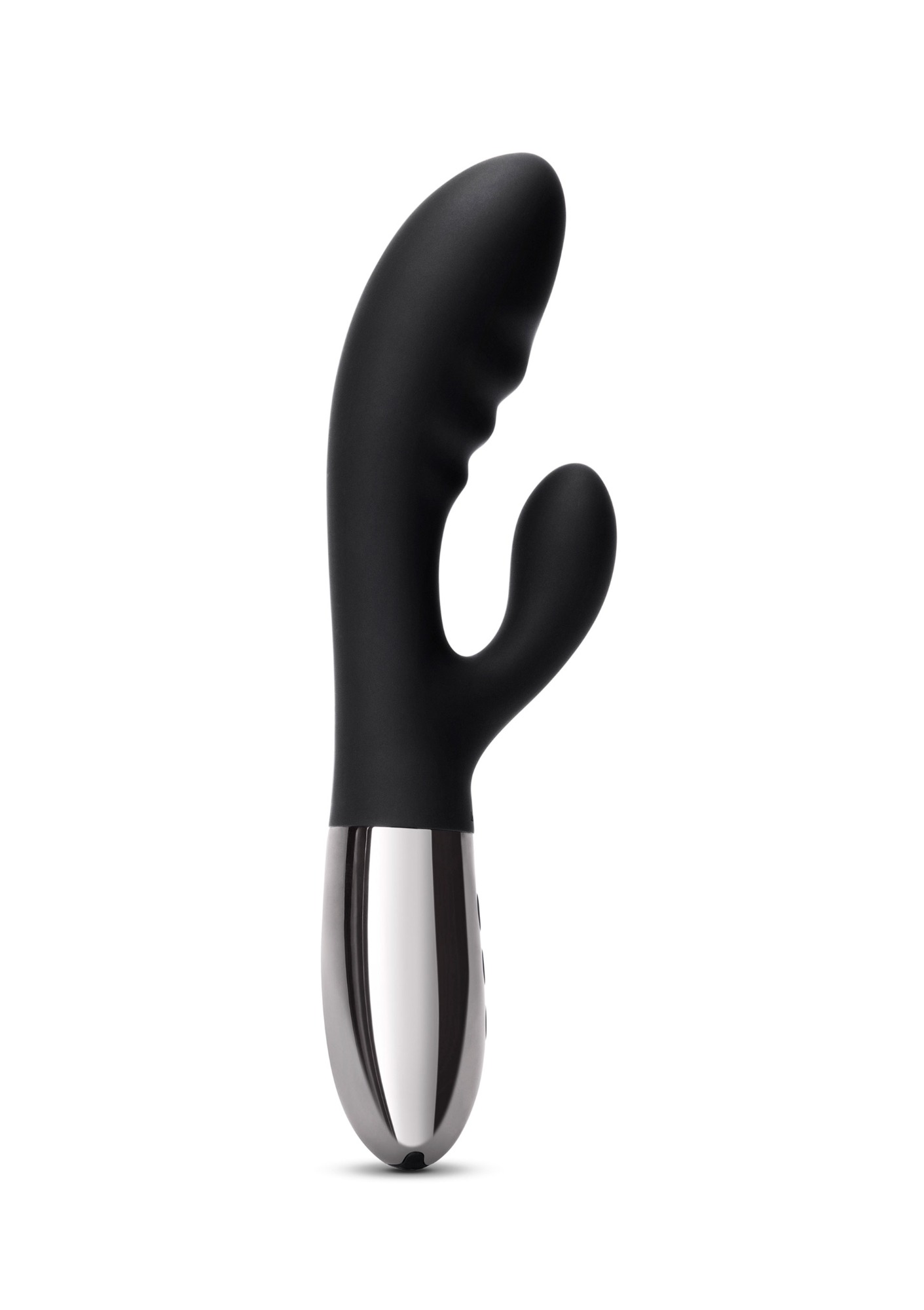 Vibrator Rabbit Le Wand Blend, 15 Moduri Vibratii, 6 Intensitati Viteza, Silicon, USB, Negru, 20 cm, #3, Erotic24.ro