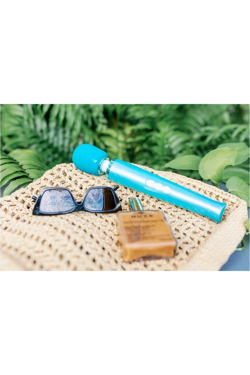 Vibrator Masaj Submersibil, 20 Moduri Vibratii, 10 Viteze, Silicon, ABS, USB, Albastru, 29 cm, #25, Erotic24.ro