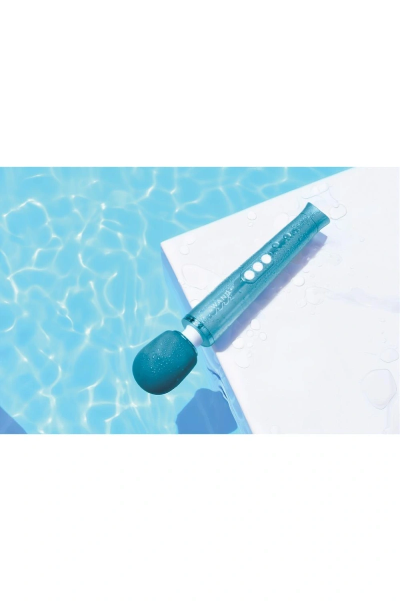 Vibrator Masaj Submersibil, 20 Moduri Vibratii, 10 Viteze, Silicon, ABS, USB, Albastru, 29 cm, #5, Erotic24.ro