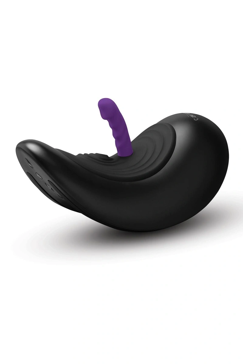 Masina de Sex The Cowgirl Saddle, Remote Control, 2 Atasamente, Silicon, USB, Negru, #4, Erotic24.ro