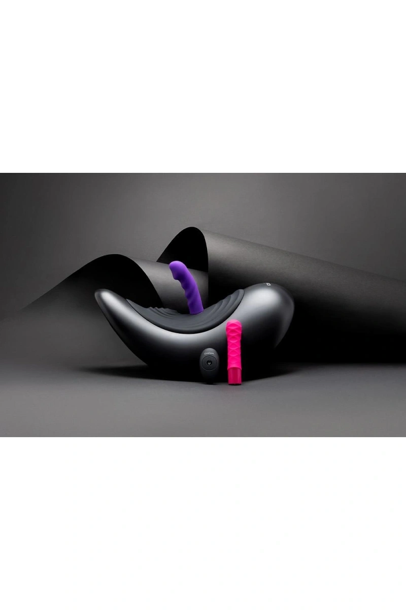 Masina de Sex The Cowgirl Saddle, Remote Control, 2 Atasamente, Silicon, USB, Negru, #12, Erotic24.ro